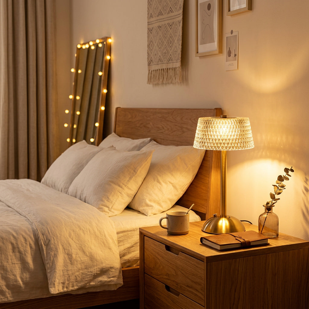 Rechargeable LED Touch Lamp with 3 Light Modes and Dimmable Function