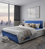 Inflatable Air Bed with Headrest