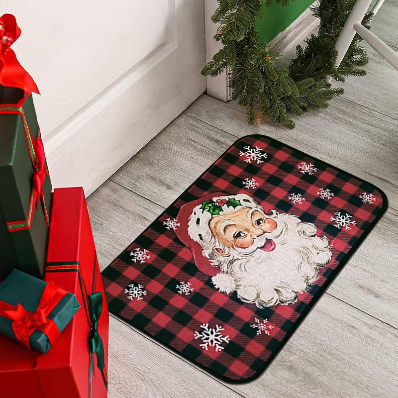 Christmas Door Mats Festive Holiday Entry Rugs
