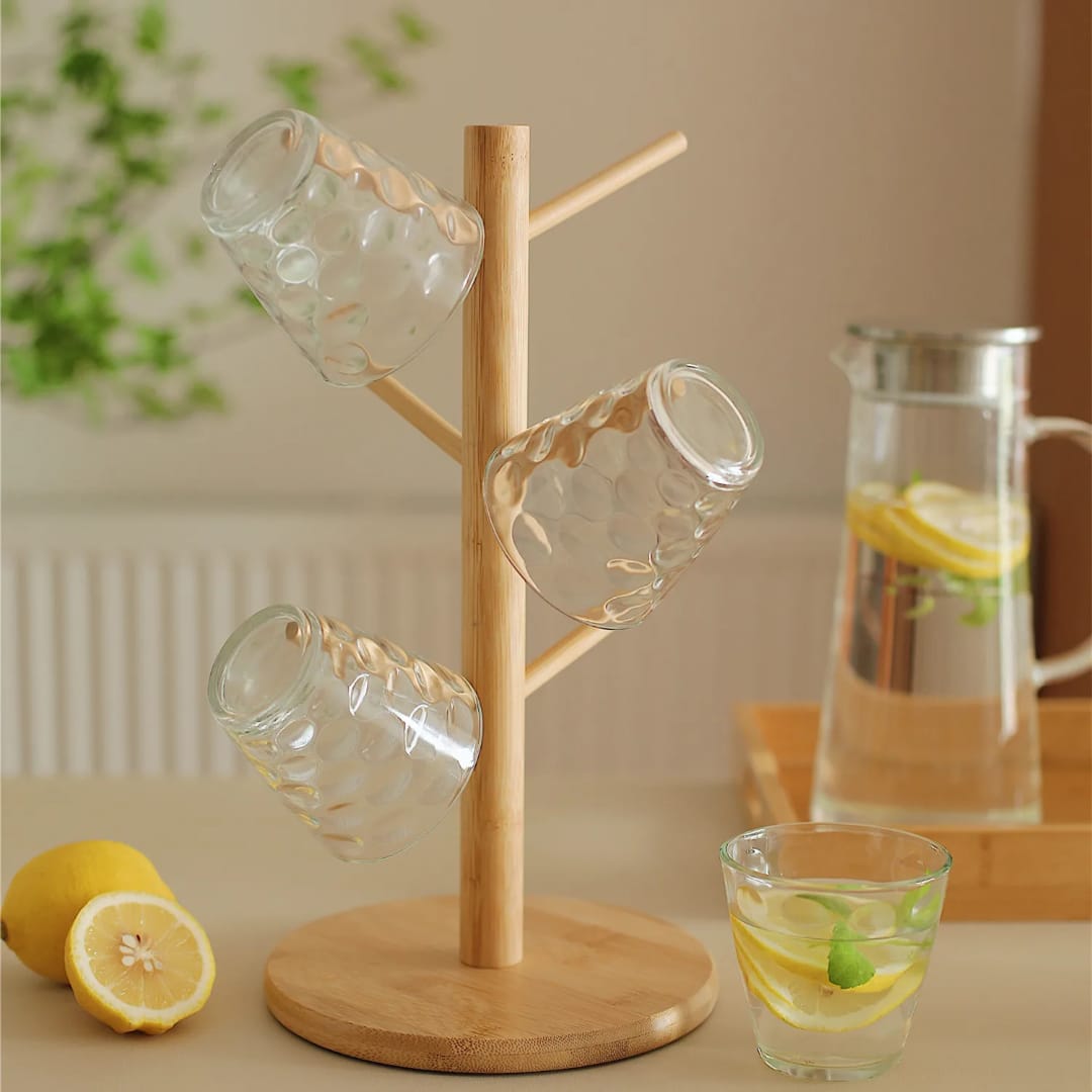 Bamboo Cup Stand