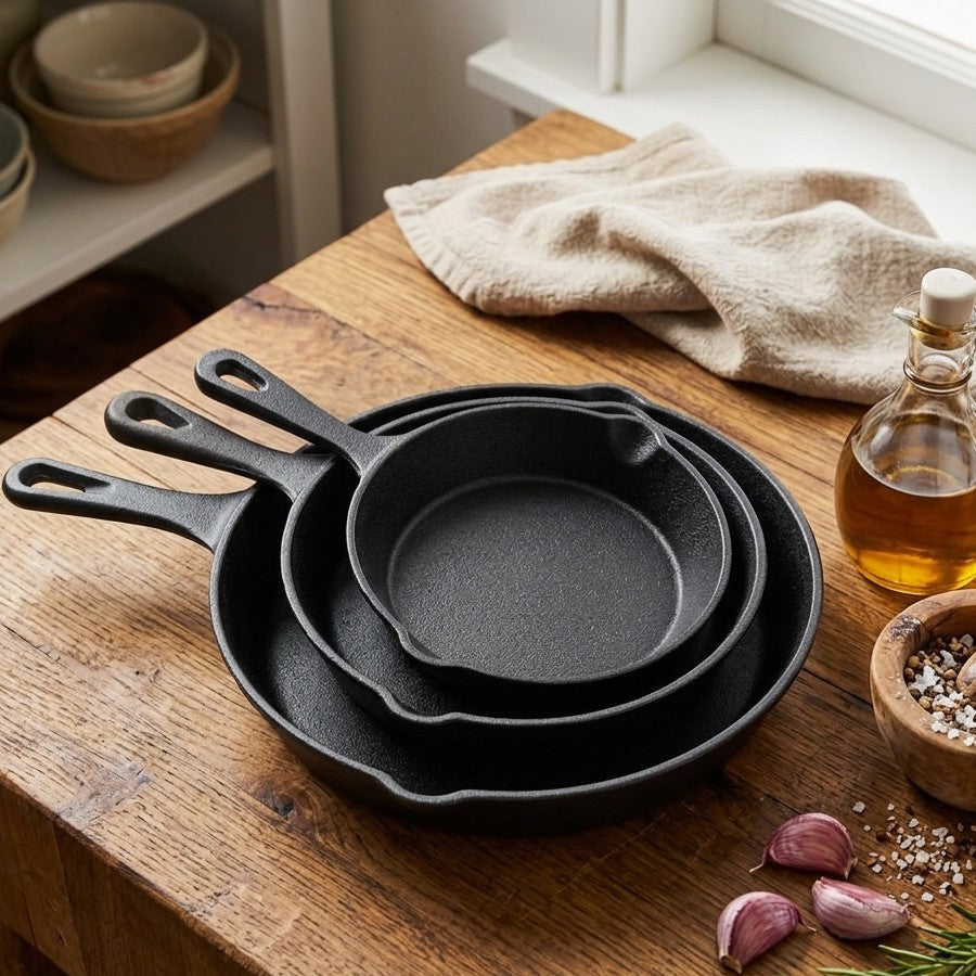 3pcs Non-Stick Skillet Set