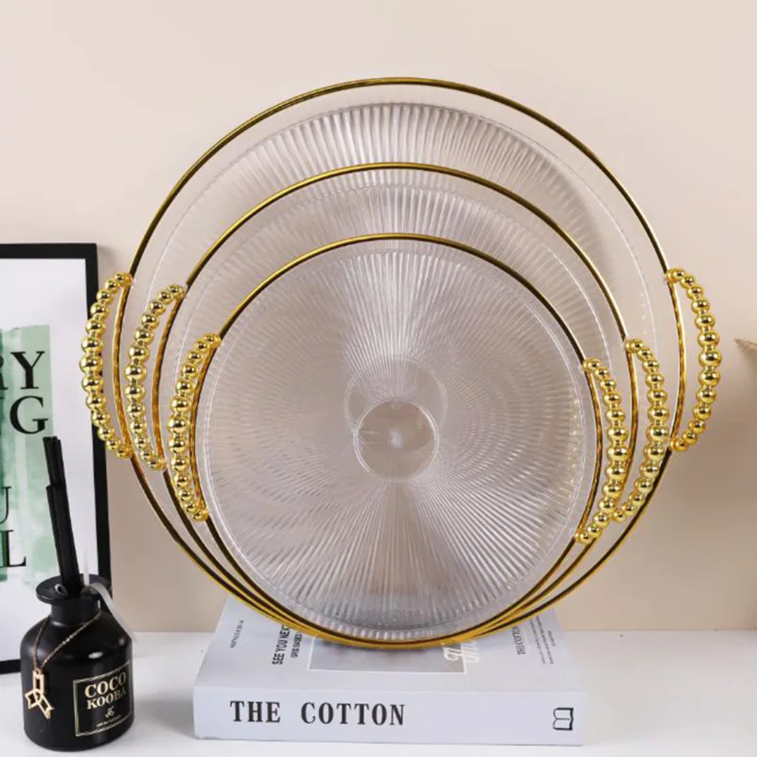 3 Pcs Serving Tray Set