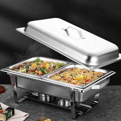 2 Partition Chaffing Dish