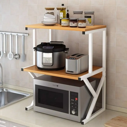 Microwave Oven Rack Organizer