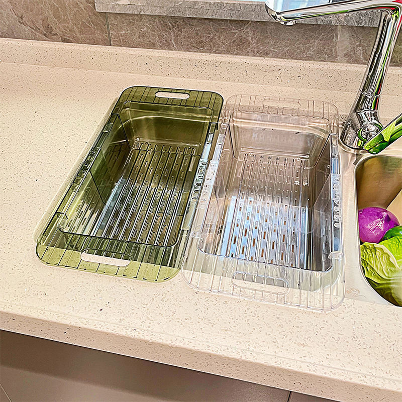 Acrylic Over-the-Sink Colander