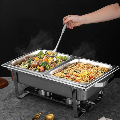 2 Partition Chaffing Dish