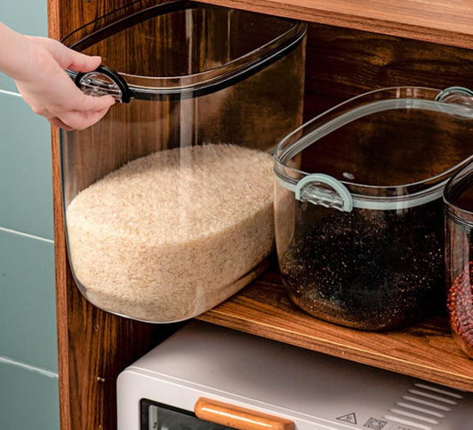 10kg airtight acrylic storage container with scoop
