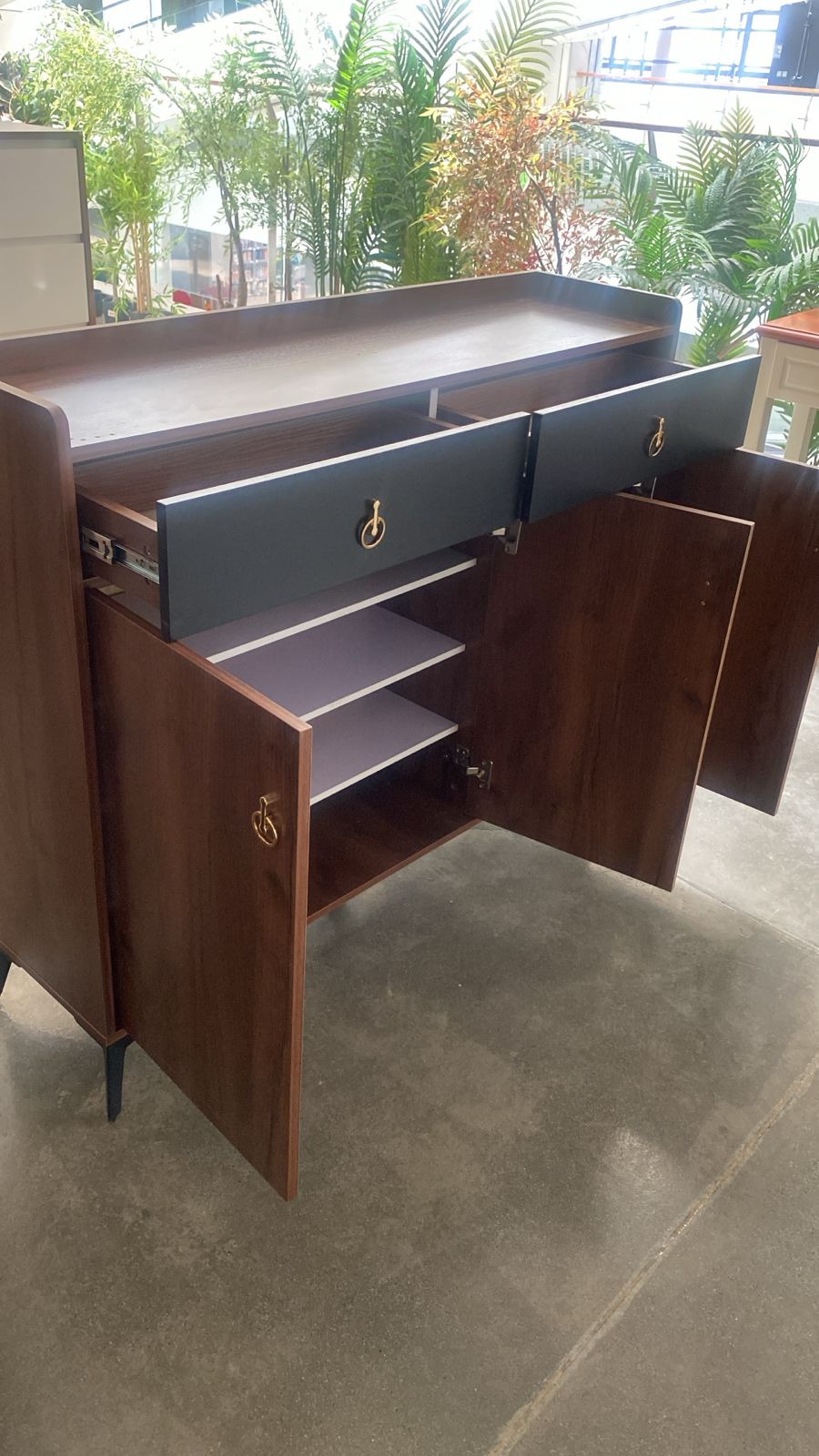 Wooden Shoe Cabinet