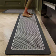 2 Piece rubber bottom anti slip kitchen mats set for kitchen floor safety and comfort
