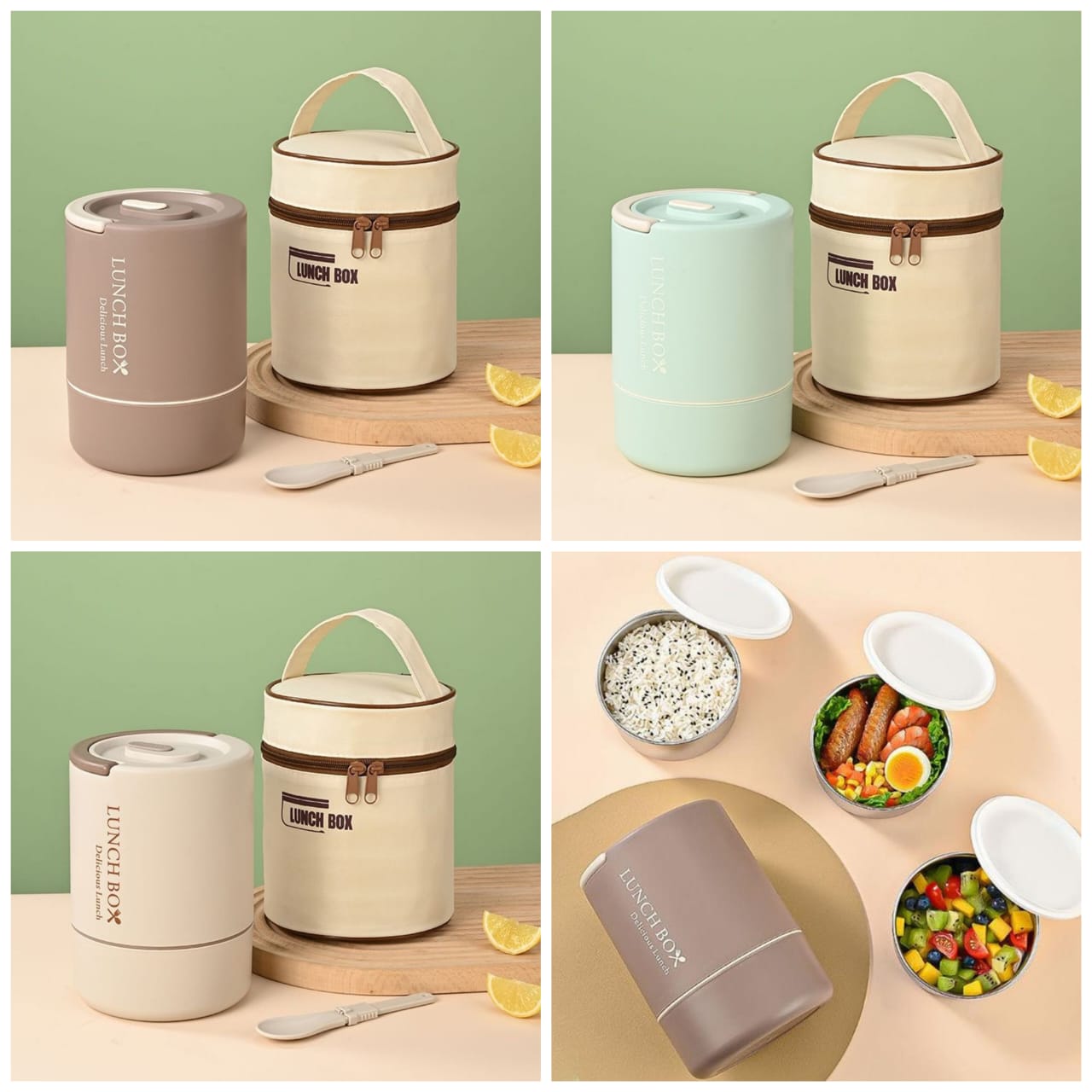 3 Layers Portable Stainless Steel