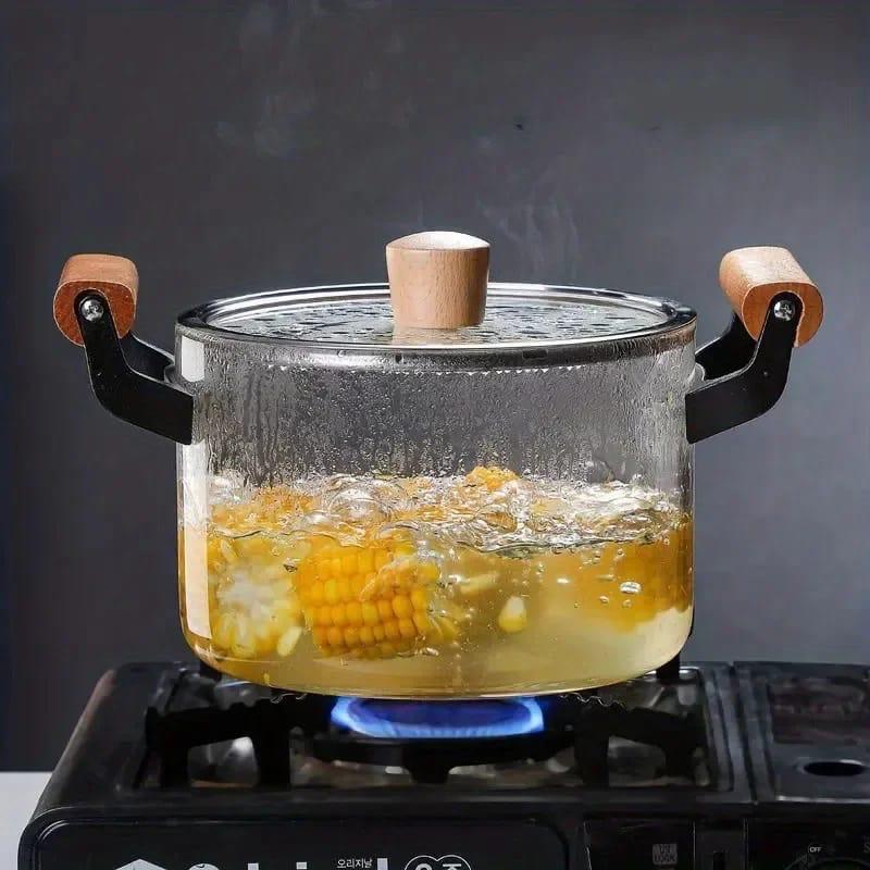 Glass Cooking Pot