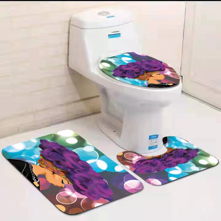 3-In-1 Toilet Mat Set