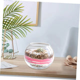 Glass Fish Bowl Bubble Vase