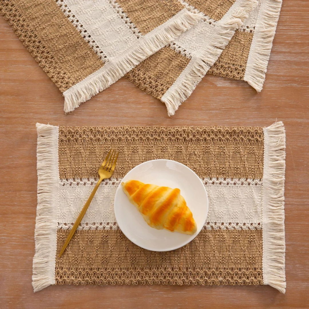 6Pcs Woven Placemats