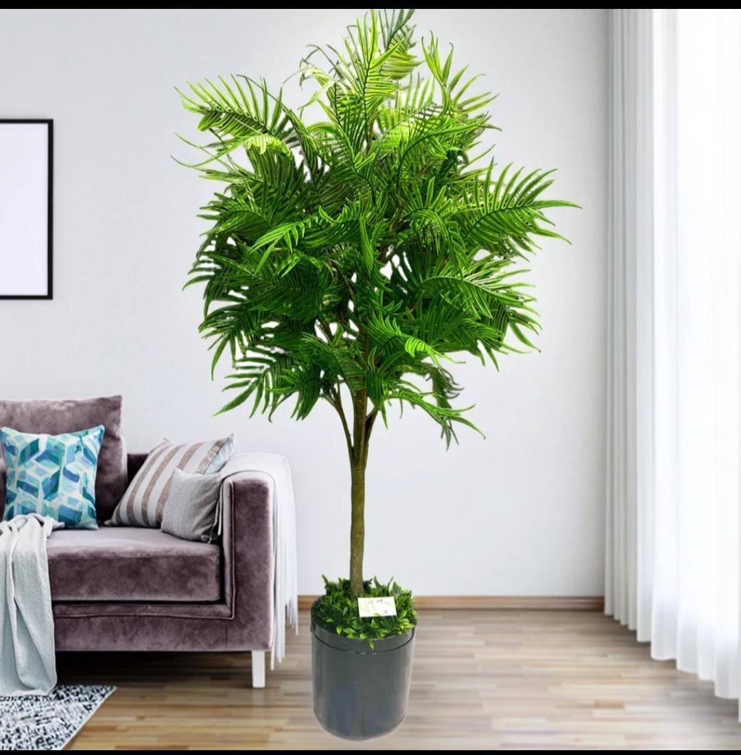 90cm evergreen artificial decorative plant with realistic foliage for elegant home and office décor.