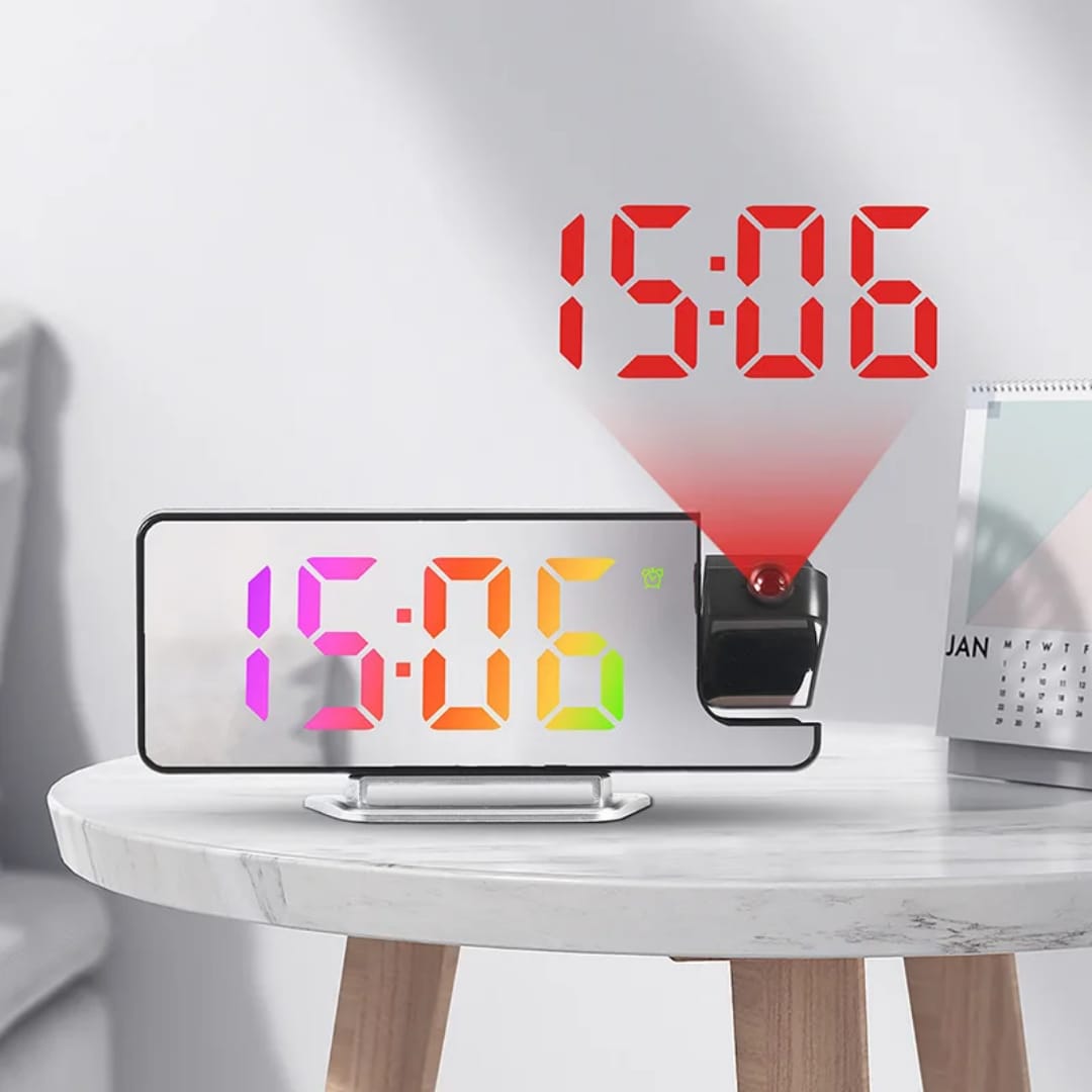 LED Digital Projection Alarm Clock