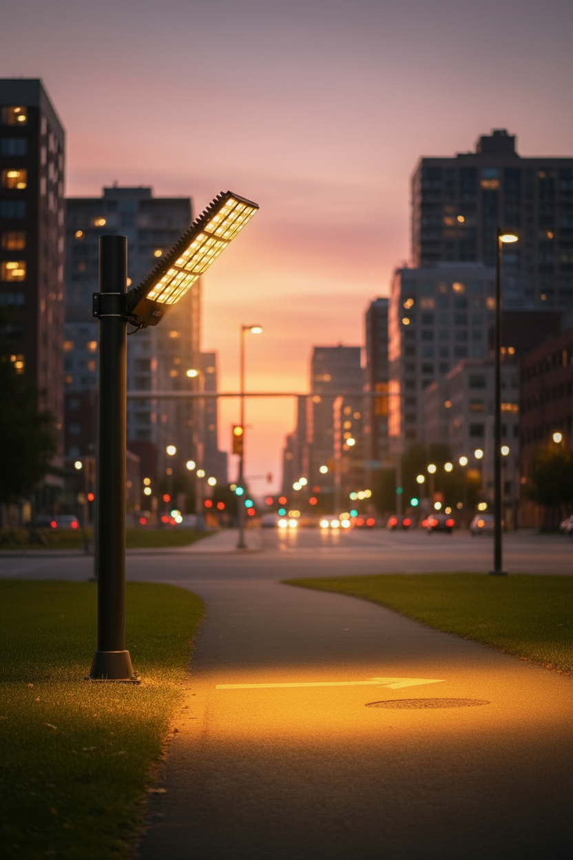 Solar Street Light with super wide angle – 5000W