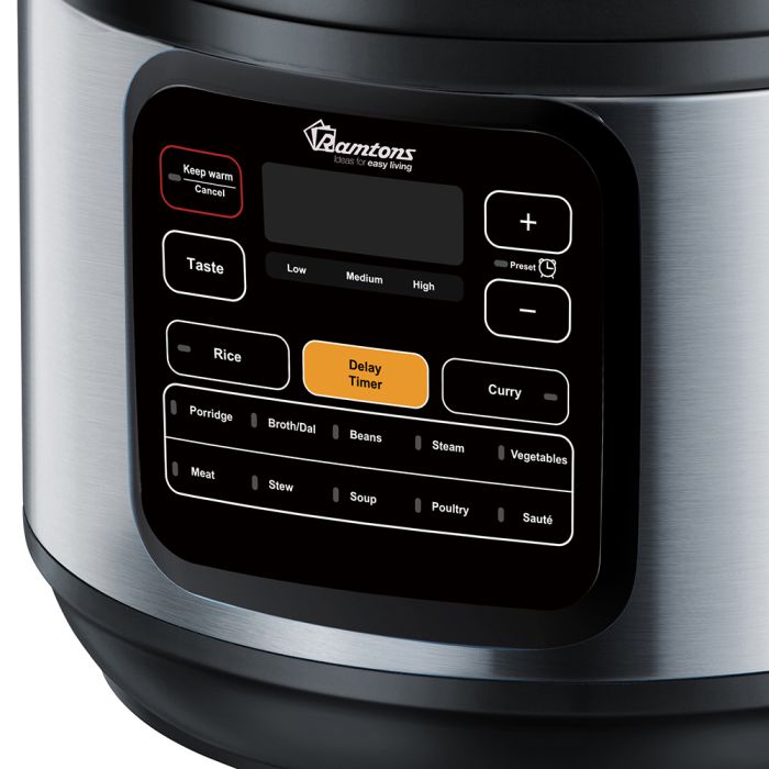 Ramtons 6L Electric Pressure Cooker – RM/582