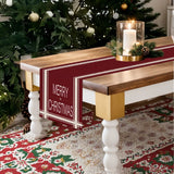 Christmas Linen Table Runner