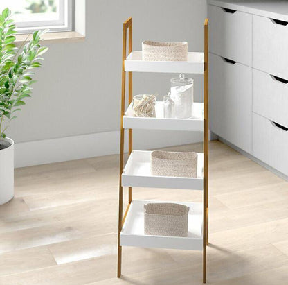 4-Tier Bamboo Ladder Organizer
