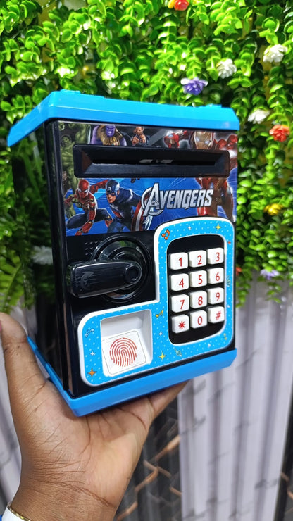 Battery Operated Saving Box with Password & Fingerprint Lock