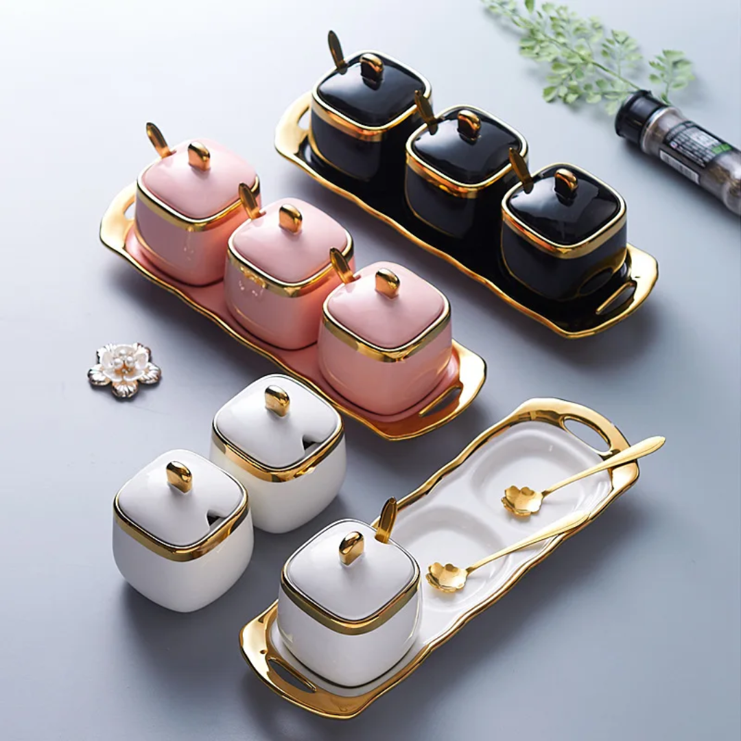 Square Ceramic Canisters