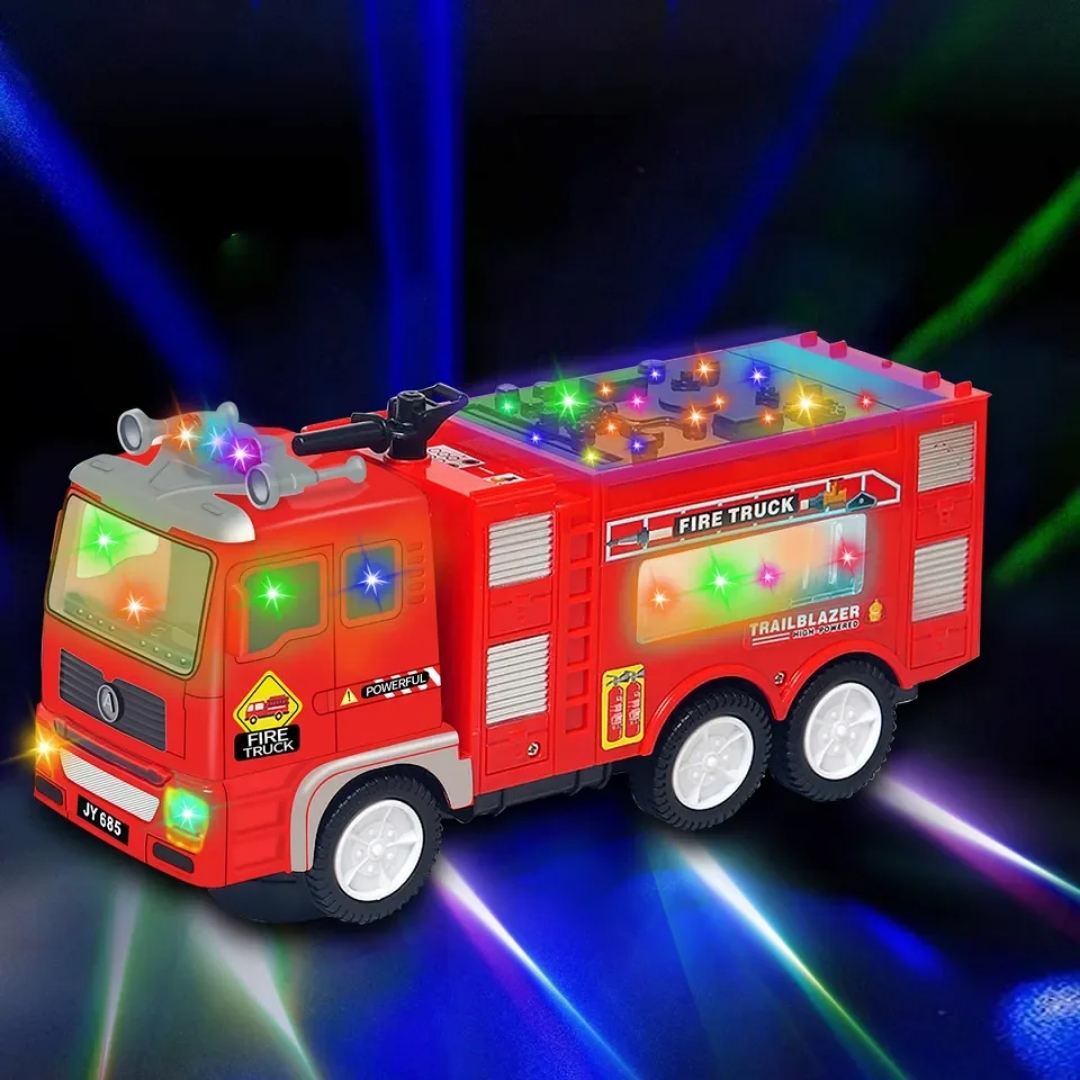 Kids Battery-Controlled Firetruck