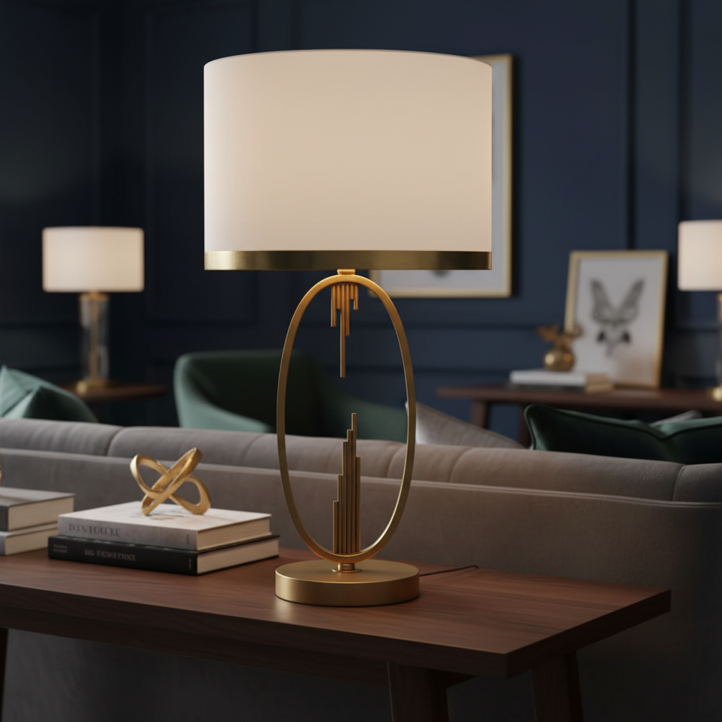 Gold Accent Table Lamp