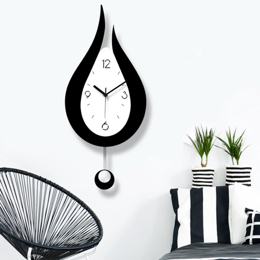 Modern U-Shaped Wall Clock