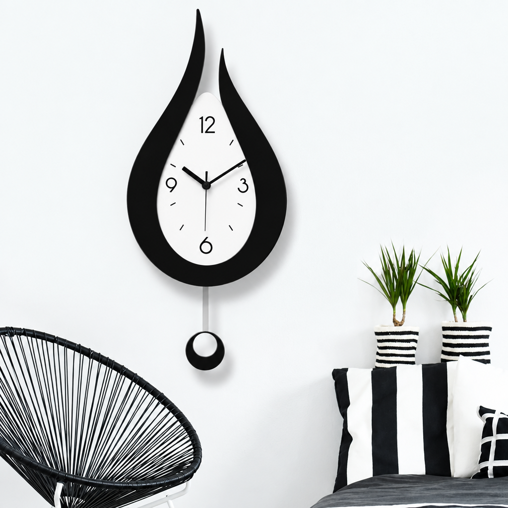 U-Shaped Wall Clock