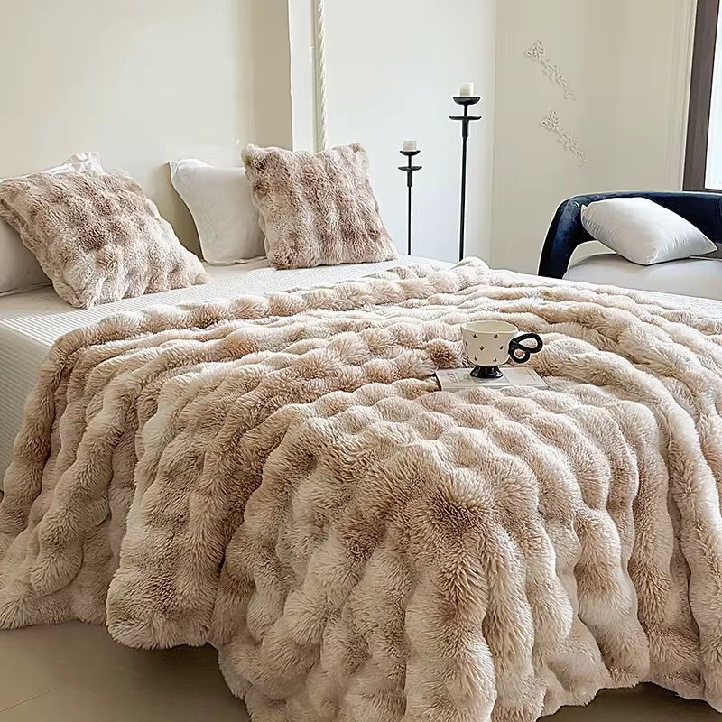 Winter Christmas Bubble Blanket