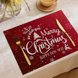 6pcs Christmas Themed Table Placemats / Table Mats