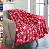 Christmas Sherpa Fleece Throw Blanket