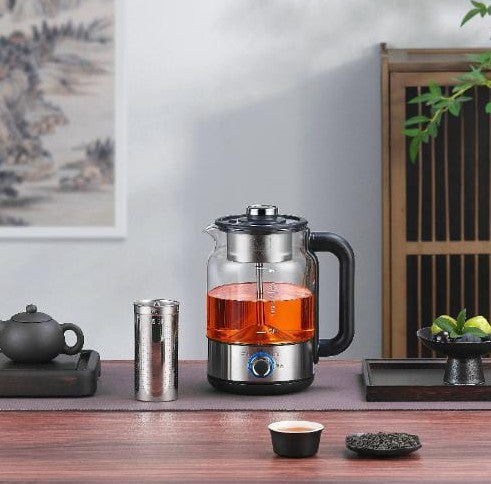 1.3L Electric Glass Infuser Kettle with Temperature Control