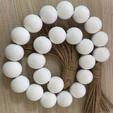 Wooden Beads Garland With Tassels