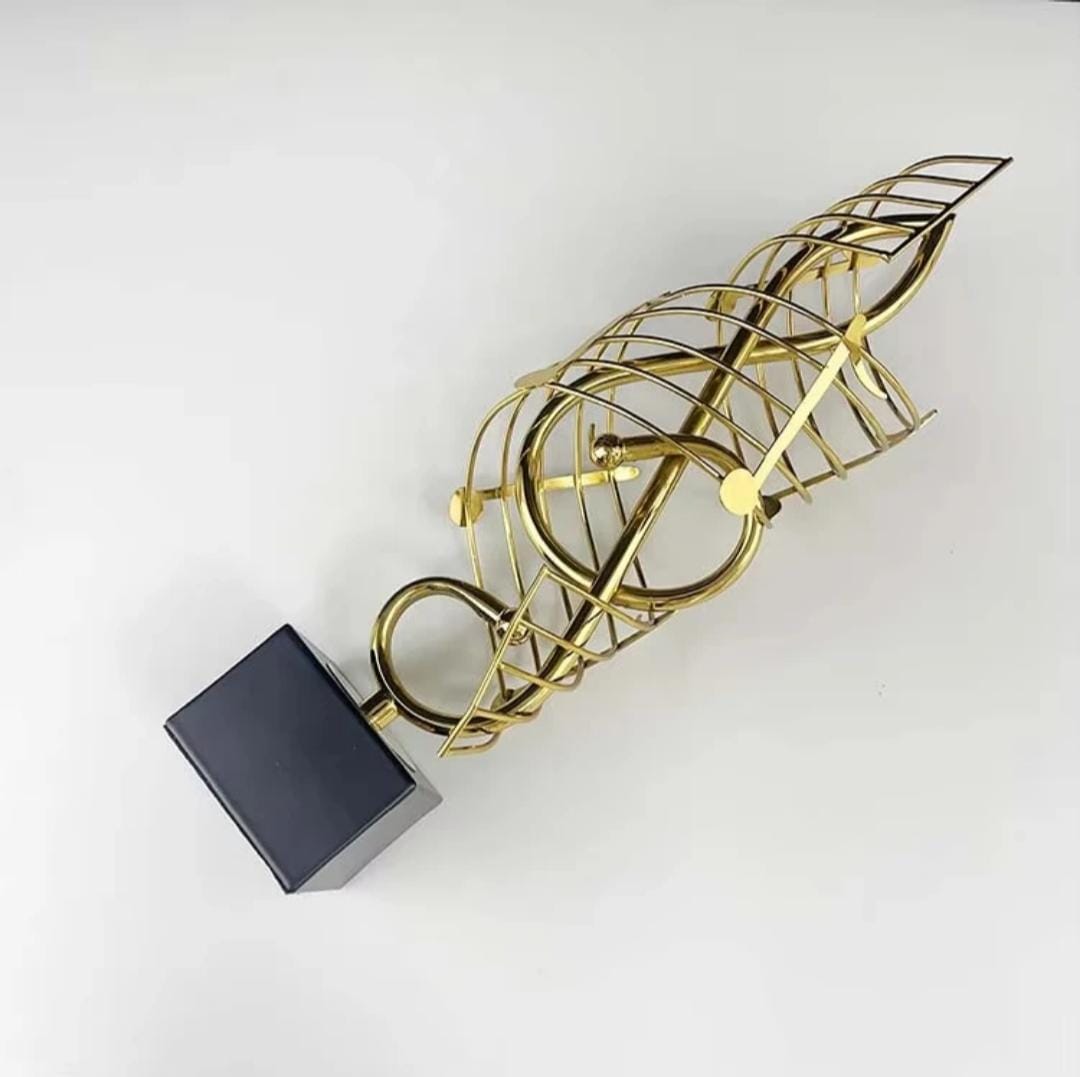 Golden Metal Musical Note Trophy
