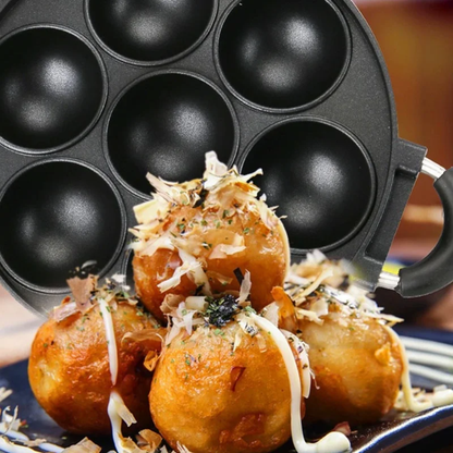 7 Hole Vitumbua Maker Cast Iron Non Stick Cooking Pan