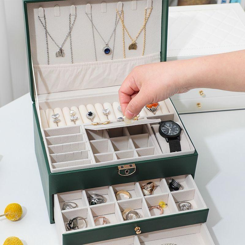 Multi-Layer Jewelry Organizer Case