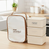 4 In 1 Insulated Lunch Box Set With Bag