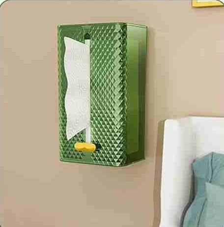 Wall-Mounted Acrylic Tissue And Serviet Holder