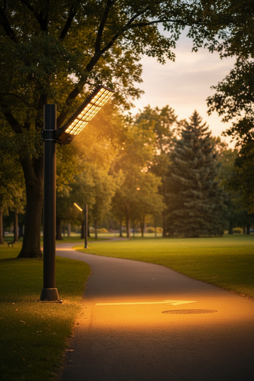 Solar Street Light with super wide angle – 5000W