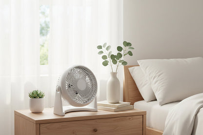 Table Fan 9 Inch Compact High Speed Air Circulation Fan DF TF09-090