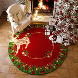 120cm Christmas Anti-Slip Carpet