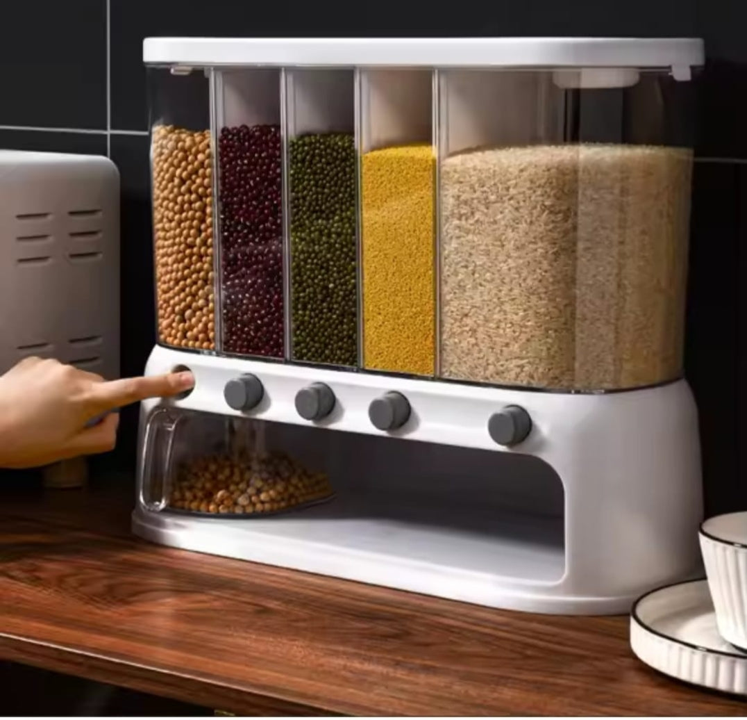 Partioned Cereal Dispenser