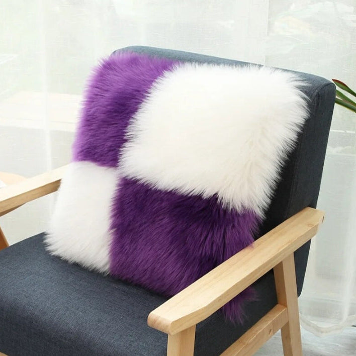 Faux Fur Cushion Cover 45 × 45 cm