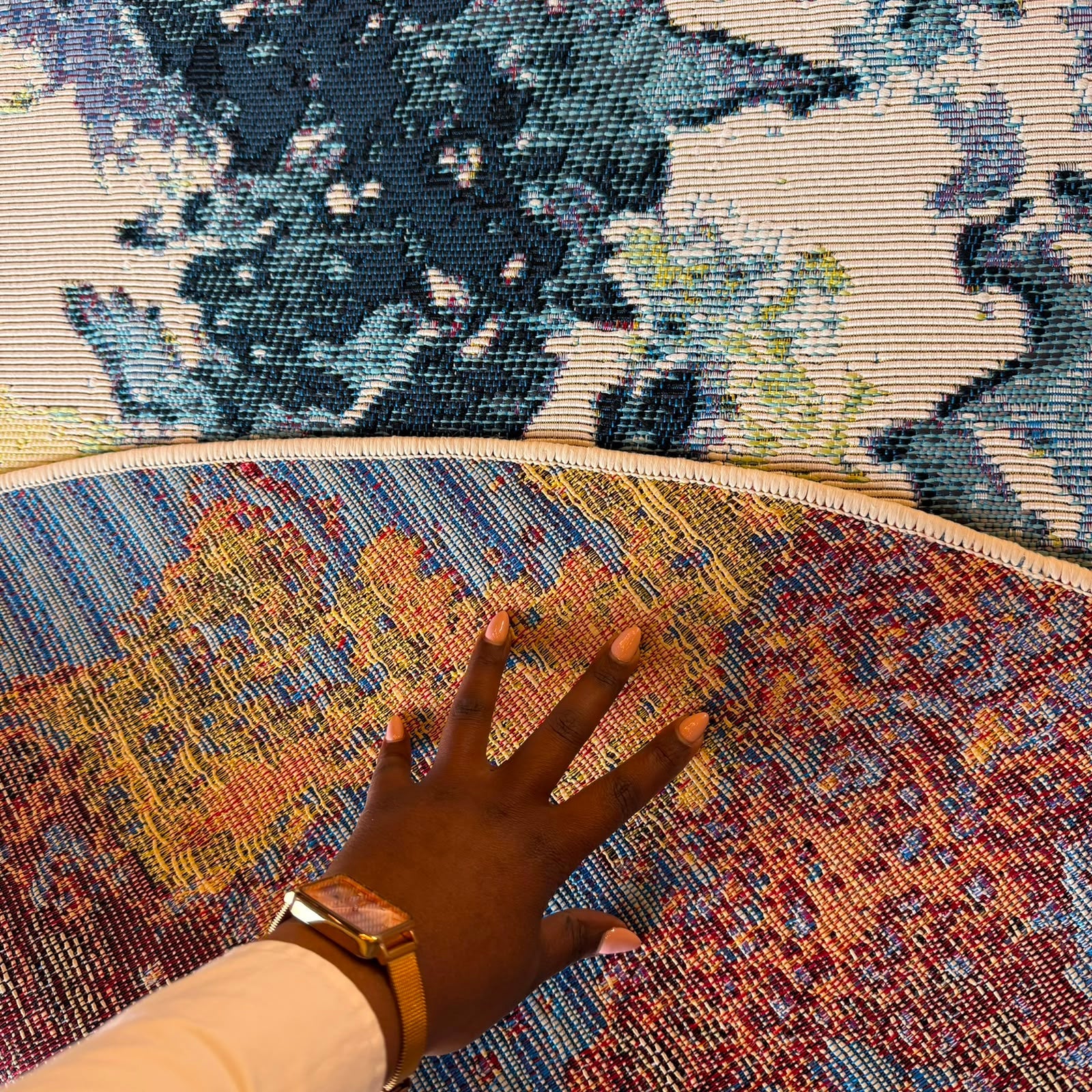 Round Outdoor Polypropylene Rug