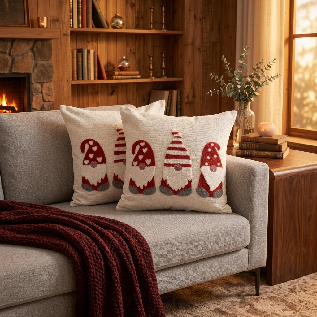 45 × 45cm 2Pcs Christmas Cushion Cover