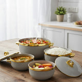 4Pcs Insulated Hotpot Set