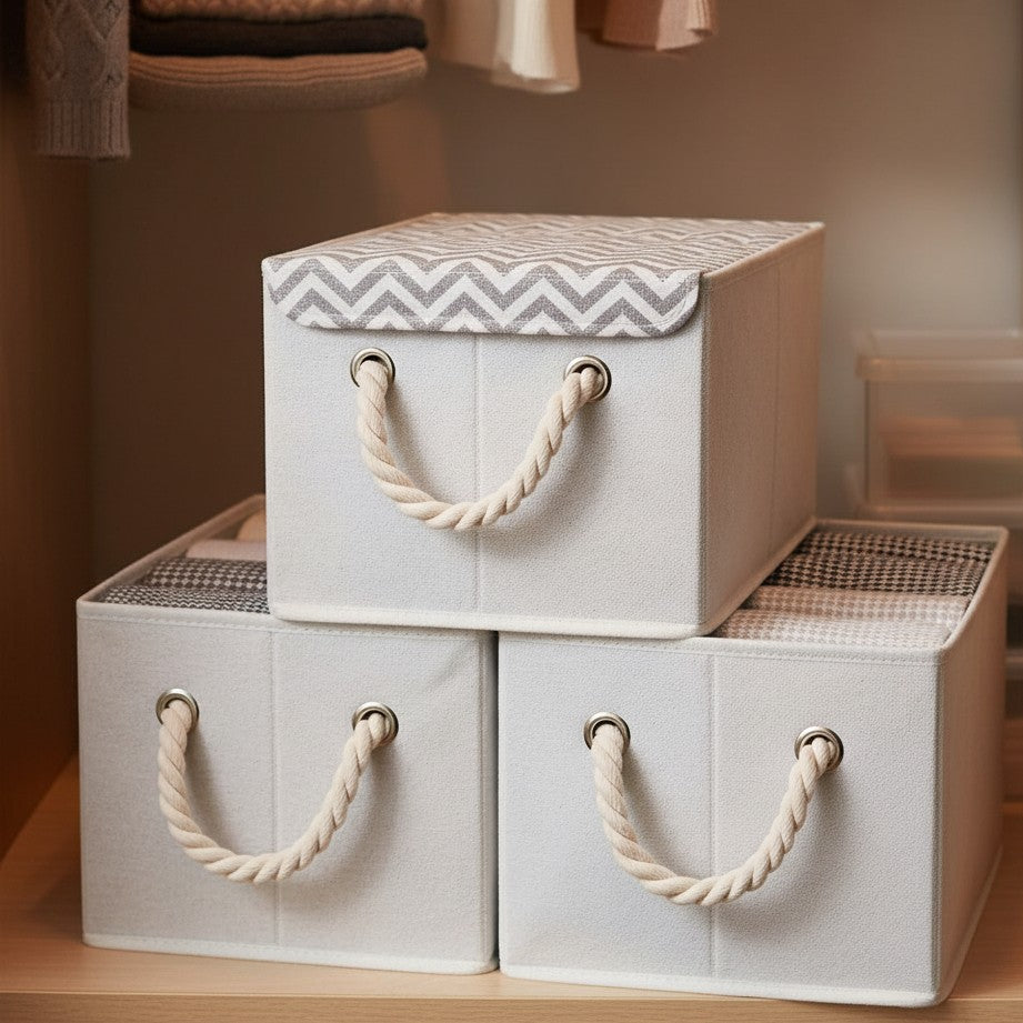 Foldable Bin Storage Organizer