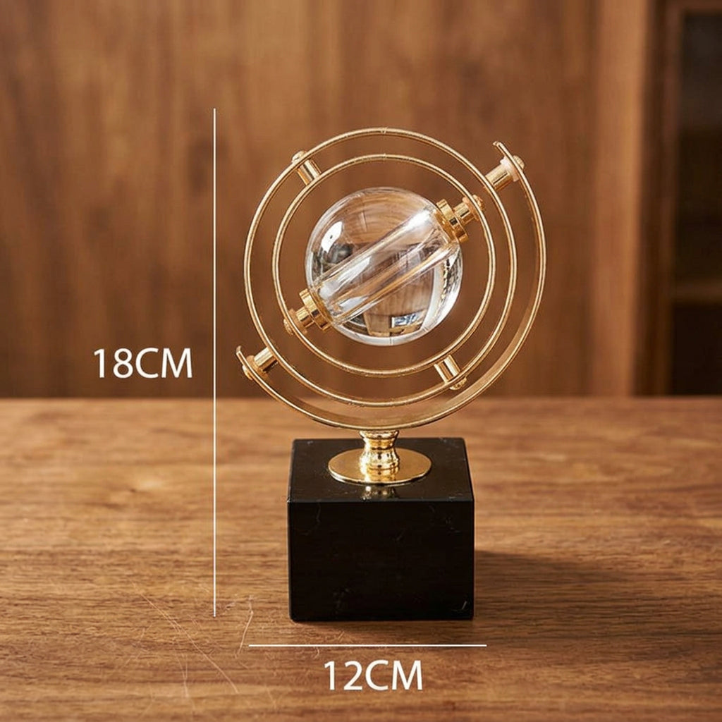 Homary Abstract Art Metal Globe Ornament
